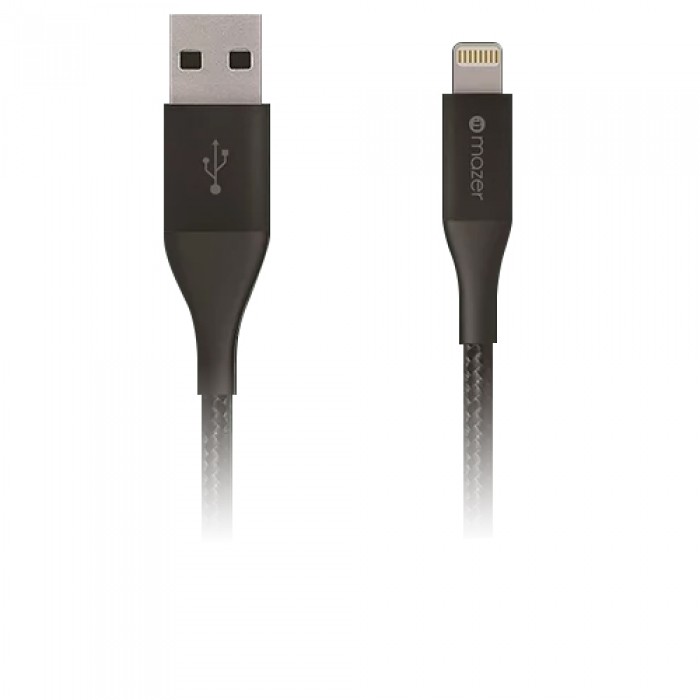 MAZER ALU.DURA.TEK LIGHTNING TO USB CABLE 3.1A (1.2M)